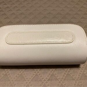 Chrome Hearts White Leather Eyeglass Case